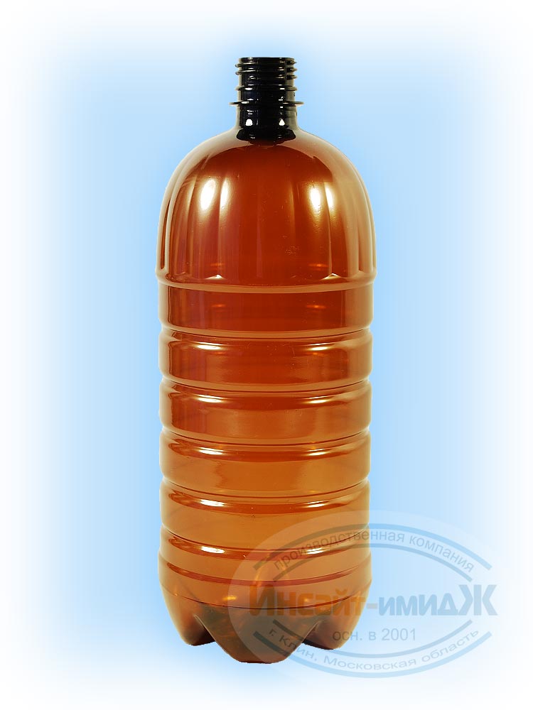 ПЭТ бутылка 1,5 литра, коричневая. Горло 28 мм PCO1810. Цена за бутылку 9,85